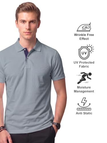 Image of XENOVAURBAN Dry Fit Polo Combo Tshirts for Man | Regular Fit | Quick Dry Mars Fabric Polo T-Shirt with Collar for Men
