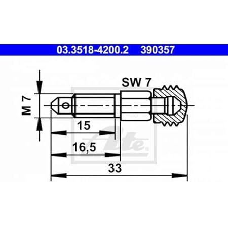 ATE 03.3518-4200.2 Entlüfterschraube/-ventil