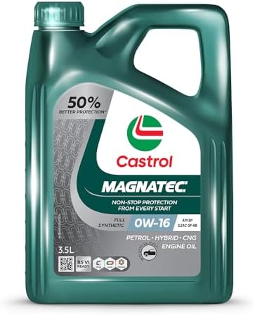 Castrol MAGNATEC 0W-16 Fully Synthetic Premium Engine Oil for Cars 3.5 L