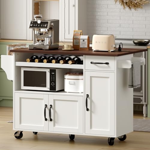 RALGEND Rolling Kitchen Island Cart