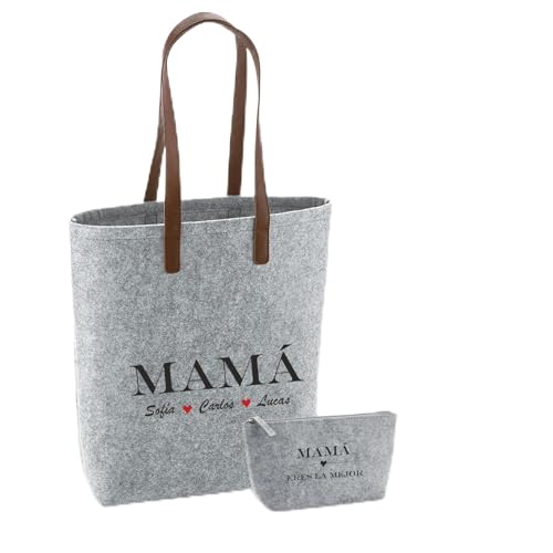 Worfull Regalos Todo para Mamá - Bolso y neceser personalizados