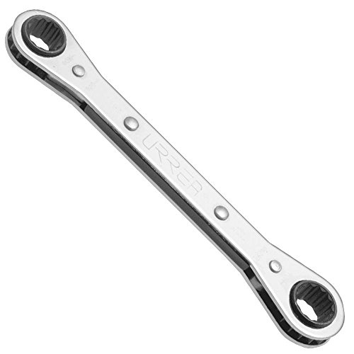 Snapklik.com : URREA 1192 3/8-Inch X 7/16-Inch 12-Point Ratcheting Wrenches