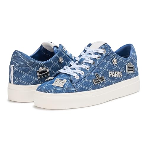 Image of Karl Lagerfeld Women's Cate Pins Lace Up Sneaker