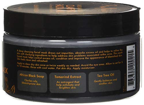 SheaMoisture-African-Black-Soap-Problem-Skin-Facial-Mask-4-Ounce SheaMoisture African Black Soap Problem Skin Facial Mask, 4 Ounce