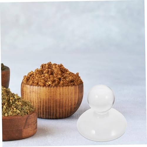 Maja de cristal transparente ergonómica para mezclar y moler miniatura 4
