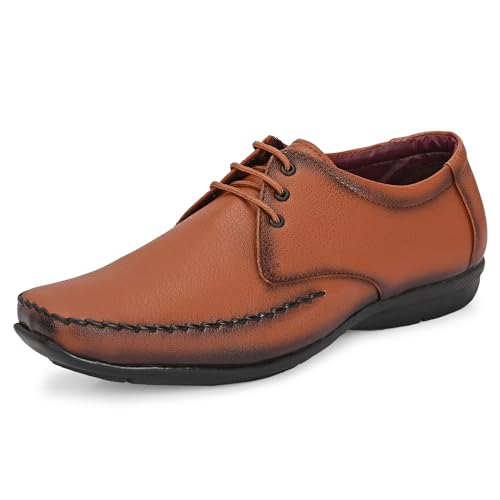 Image of Centrino Formal Shoe for Men | Cushioned Insole for Better Comfort | Stylish Lace-Up for Boys | Perfect for Office Wear & Formal Dress (9786)