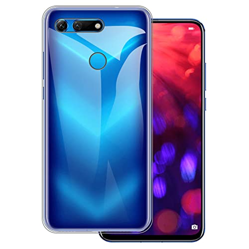 OAGELIM Funda Compatible con Huawei Honor View 20 Case Antigolpes con Cubierta Protectora Flexible de TPU Suave y Resistencia a Arañazos con Protección (Transparente)
