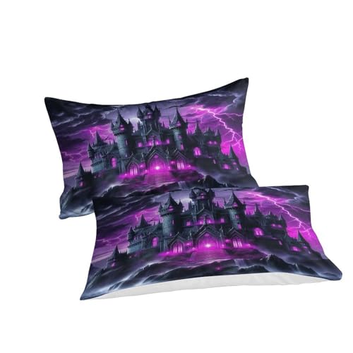 Housse de couette microfibre avec fermeture éclair cachée 3D - 3