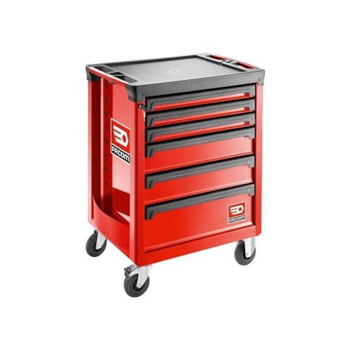 Servante ROLL - FACOM - ROLL.6M3APB - 6 tiroirs - 3 modules par tiroir - Rouge