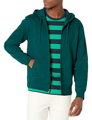 Essentials Men's Full-Zip Hooded Fleece Sweatshirt #TOP13