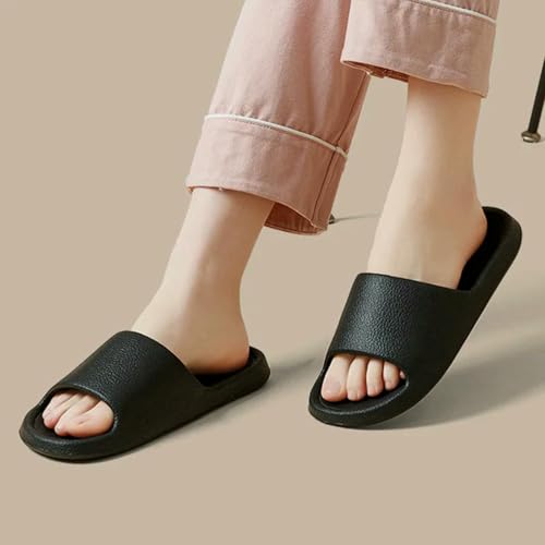 Fashion Ladies Slippers Summer Flat Sandals Lightweight Home Bathroom Slippers Indoor Slippers4