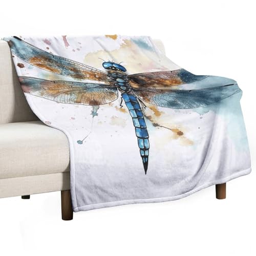 Couverture flanelle libellule confortable contre le froid - 2
