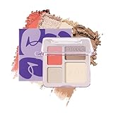 CANUSA Paleta de contorno 4 en 1, el polvo es delicado y se adhiere naturalmente a la piel, creando un maquillaje facial tridimensional y exquisito