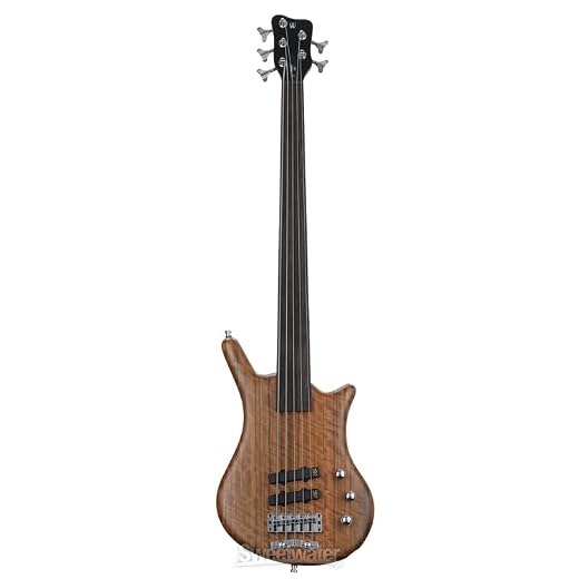 Warwick Pro Series Thumb BO Fretless 5-string Bass - Natural Satin