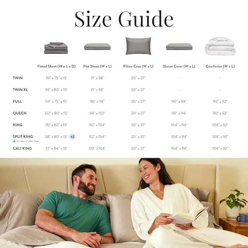 Image of Miracle Made Breathable Cotton Bed Sheets, 4-Piece Set - Silver-Treated, Soft and Cool-to-the-Touch Lightweight Bedding Designed for Hot Sleepers - King Size, Sand