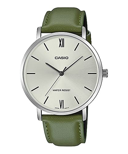 [�J�V�I] CASIO �N�I�[�c �����Y �r���v MTP-VT01L-3B �V���o�[×�O���[�����U�[�o���h �C�O���f�� [���s�A���i]
