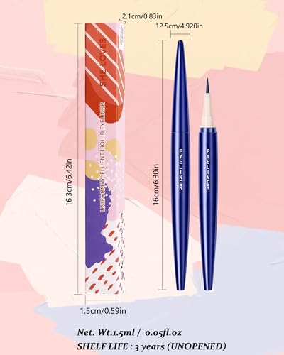 Delineador líquido color rosa resistente al agua miniatura 7