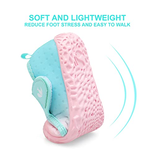 Image of FEETCITY Boys Girls Water Shoes Kids Aqua Socks Quick Dry Barefoot for Beach Swimming Pool