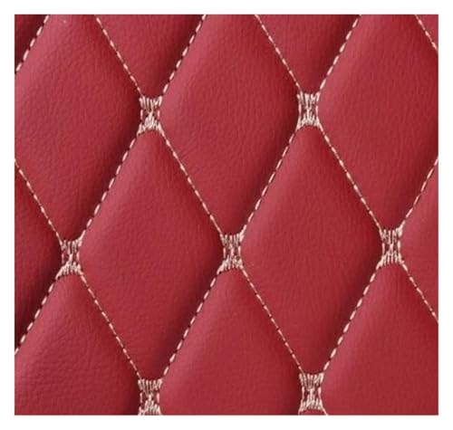Tapis de coffre BMW X4 G02 couverture complète intérieur cuir bordeaux