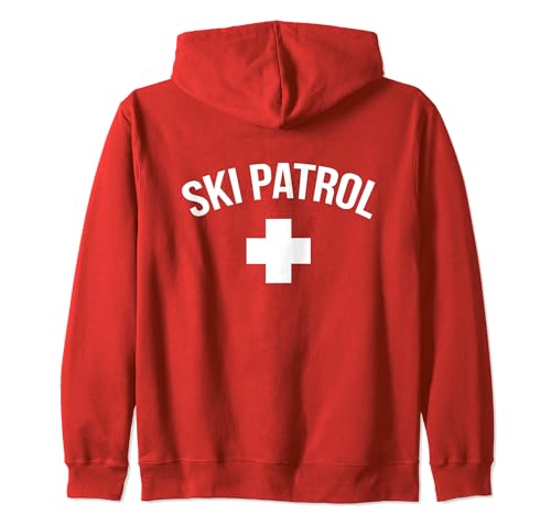 Ski Patrol Official Design for Skiers Zip Hoodie