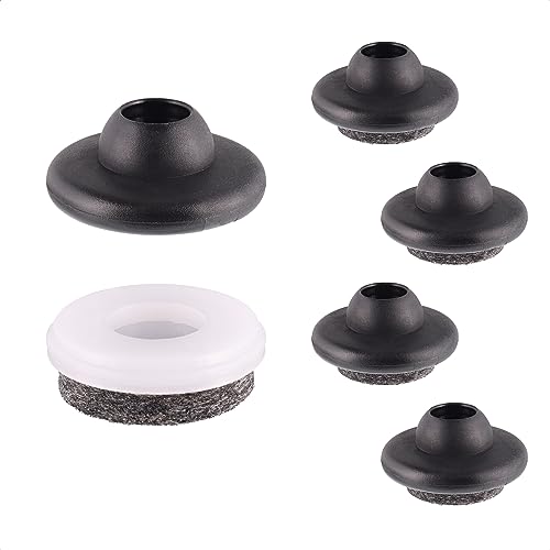 WAGNER QuickClick® Felt glides chair glides I set of 4 to clip on I 4x base + 4x glide insert interchangeable