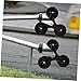 Amosfun 2pcs Wheels for Shopping Cart Stair Climbing Cart Accessories Luggage Wheels