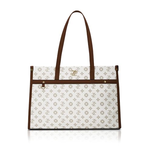 Image of Lavie Signature Women's Kentucky Colourblock Tote Laptop Bag | Tote Laptop Bag for Work | Ladies Purse | Stylish Shoulder Bag | Gift for Women