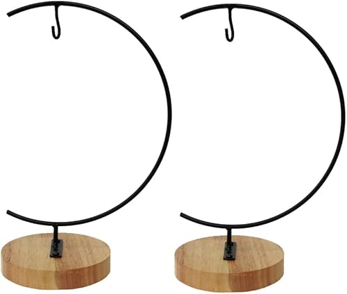 Miniatura 9 de WOCTDTHW Soporte de exhibición de ornamento Soporte de hierro para Navidad Globos de vidrio colgantes (forma C, 1 unidad)