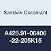 Sandvik Coromant A428.91-06406-22-205K15 Gun Drill