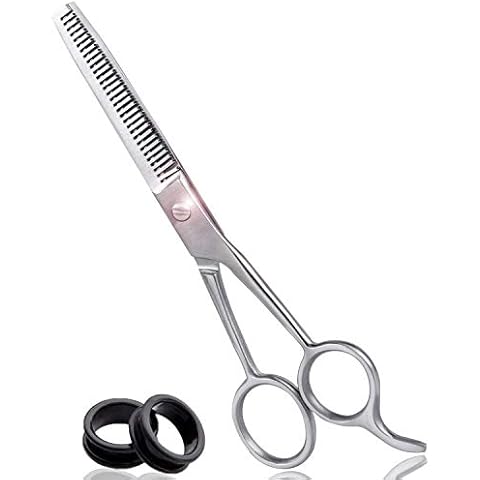 HOKIN Hair Thinning Scissors 6 Inch Shears Professional Hairdresser Barber Hair Cutting Teeth Scissor Stainless Steel for Hairdressing Texturing - For Men, Women and Kids Cover