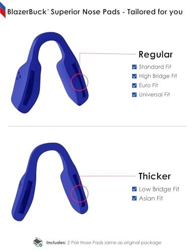 Image of BLAZERBUCK Replacement Nose Piece Nose Pads for Oakley Miter OX8154 Eyeglass
