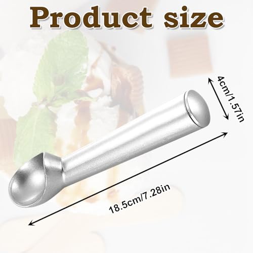 Aluminum Ice Cream Scoop,Icecream Scooper for Hard Ice Cream, Gelato, Ergonomic Handle, Durable Kitchen Tool for Easy Scooping - Image 3