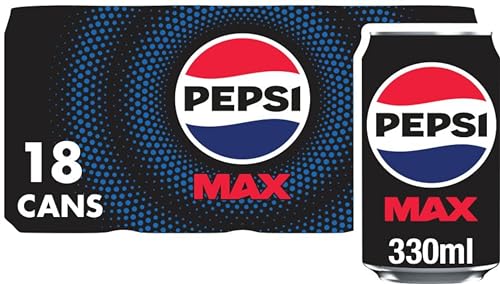Pepsi Max, 330ml (Pack of 18)