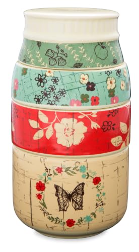 Pavilion Gift Company Live Simply Floral Mason Jar...