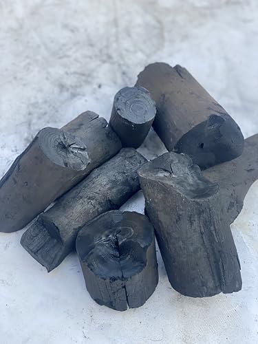 Image of Manshahia Wood Charcoal Pure Hardwood Coal for Barbecue, tandoor, Angeethi (1KG)