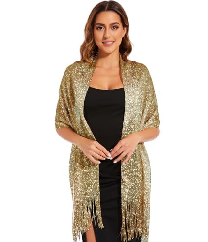 Sparkling Metallic Shawls and Wraps with Buckle,for Evening Dresses Party Wedding Bride Bridesmaid2