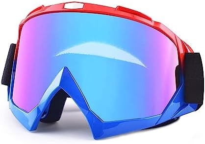 WAYADI Motorcycle Goggles For Dirt Bike Riding Goggles ATV/UTV Off-Road 100% Anti UV Motocross Goggles For Men Women Adult Goggles