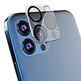 KEINE BEINTRÄCHTIGUNG der Kamera ---► 100% Tranaparenz für die iPhone 12 Pro Kamera - Blitz wird nicht beeinträchtigt - Ultra Dünne Panzerglasfolie - Glasschutzfolie gegen Fingerabdrücke