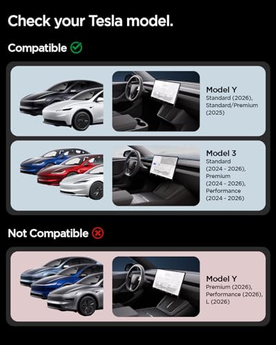 Spigen EZ Fit Glass Film for Tesla Model 3 (2024) 15.4" with Installation Kit Anti-Glare Treatment Tesla Model 3 Compatible Smooth AG Protective Film 1-piece