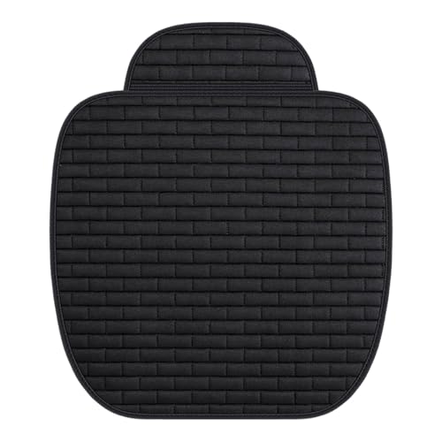 Doukesh Car Seat Cushion Driver Seat Pad Driver Seat Cushion Anti-Slip Soft and Breathable Universal Front Seat Cover Car Front Seat Cushion Mat Black 60 * 49 * 50CM