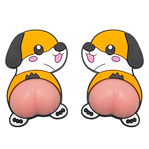 ihreesy 2PCS Car Door Guards Protectors,Rearview Mirror Anti-collision Strip Sticker Cartoon Cute Door Edge Guards Trim Universal Bumper Door Protection Sticker for Most Car Truck SUV,#A