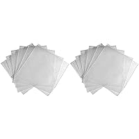 tempo di saldi 100 Bustine per CD E Dvd Trasparenti in Plastica PVC con Aletta di