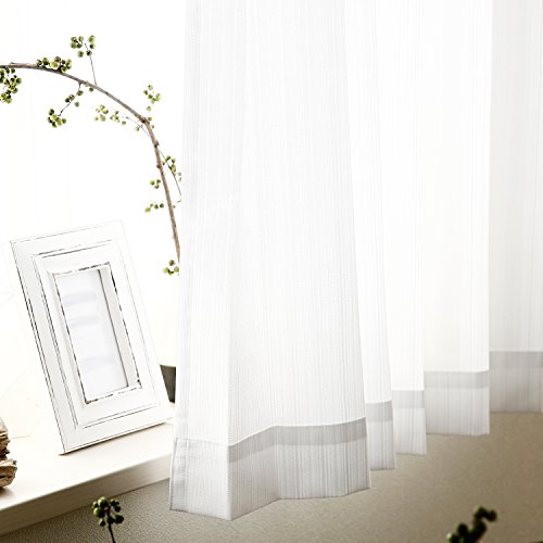 LOWYA ���E�� ���Y ���[�X�J�[�e�� �f�M UV�J�b�g �v���C�o�V�[���[�X �z���C�g 100x218 �z���C�g