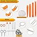 XSBAIHUO 25PC Car Tool Kit - Stainless Steel Tools with 68