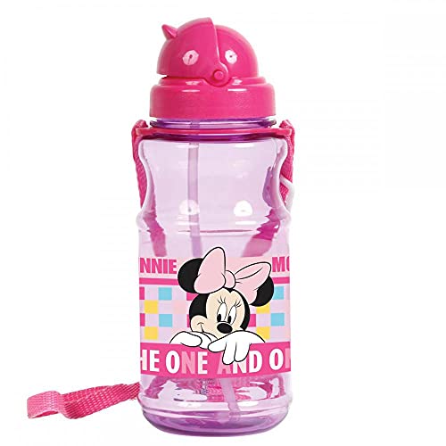 Garrafa Plástica, Dermiwil, Minnie, Com Alça, Multicor