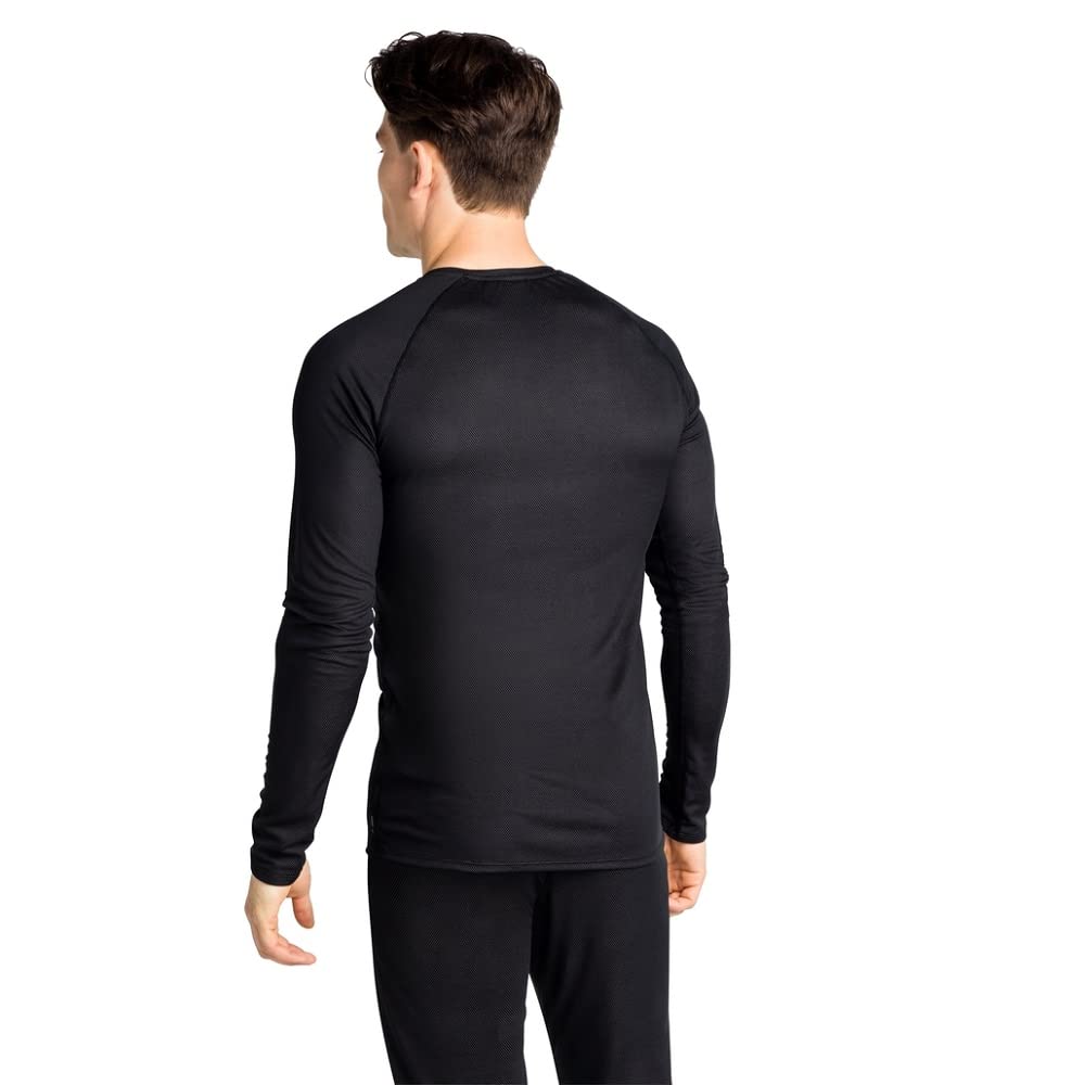Odlo Maglia Intima da Uomo a Maniche Lunghe Active F-Dry Light I Maglia Funzionale I Intimo Funzionale Maglia Sportiva a Maniche Lunghe I Uomo