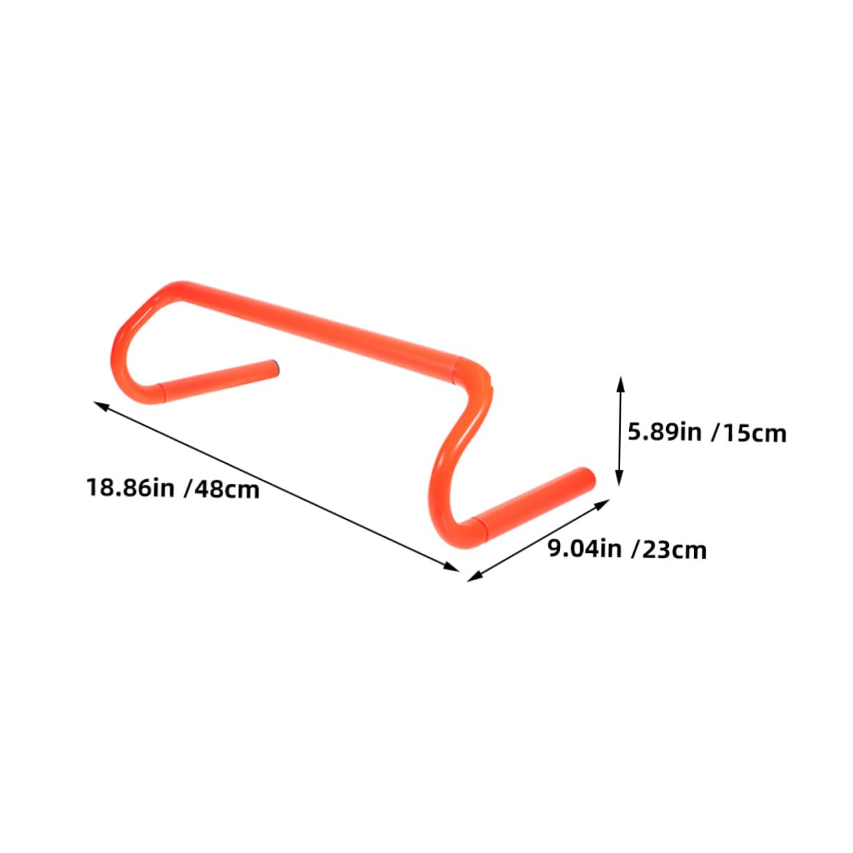 UPKOCH Vallas de Agilidad Infantiles Naranja, Juego de 5 Piezas de 15cm