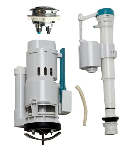 EAGO R-222FLUSH Replacement Toilet Flushing Mechanism for TB222, White