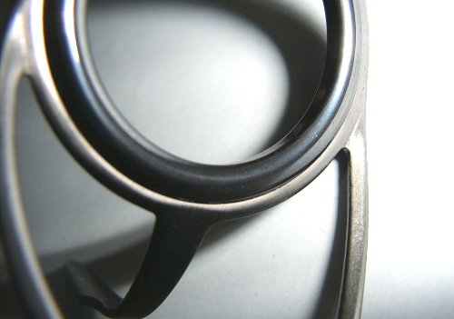 DBlue Set Solid Titanium Oxide Spinning Rod Guides Long-Wide Leg Rod Making