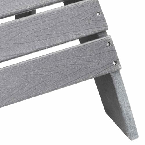Fauteuil Adirondack en polyéthylène haute densité robuste avec dossier ergonomique - 8